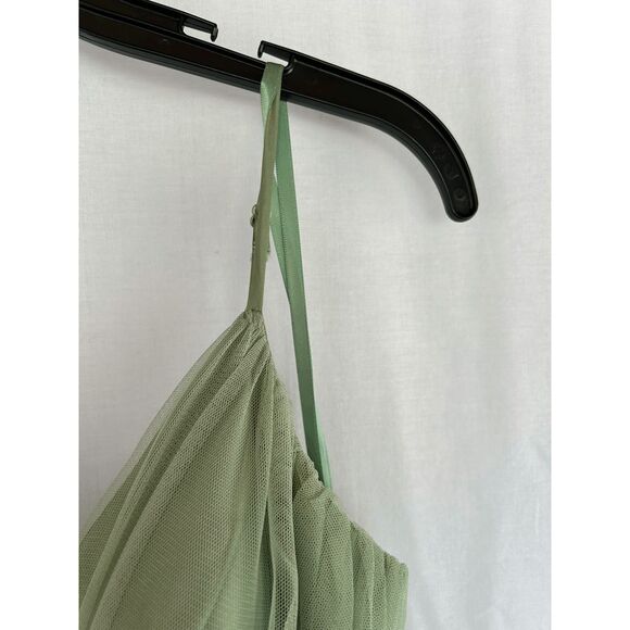 B. Darlin Prom/Formal/Bridesmaid Dress, Size 9/10 Sage Green, Tulle, Flowy - Picture 10 of 13